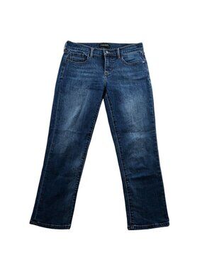 Banana Republic Women's Girlfriend Jeans Size 26 Straight Leg Blue Denim Casual